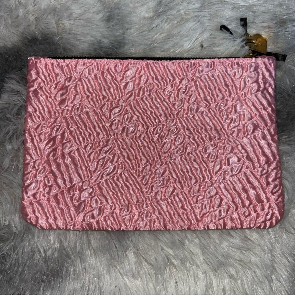 Pink velvety Ipsy bag BOGO